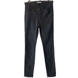 Madewell 10" High Rise Black Stretchy Skinny Pants - Women's Size 27
